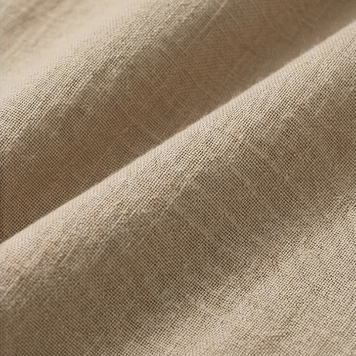 Brindis | Women's Wide Leg Cropped Linen Pants - Beige - Image 6
