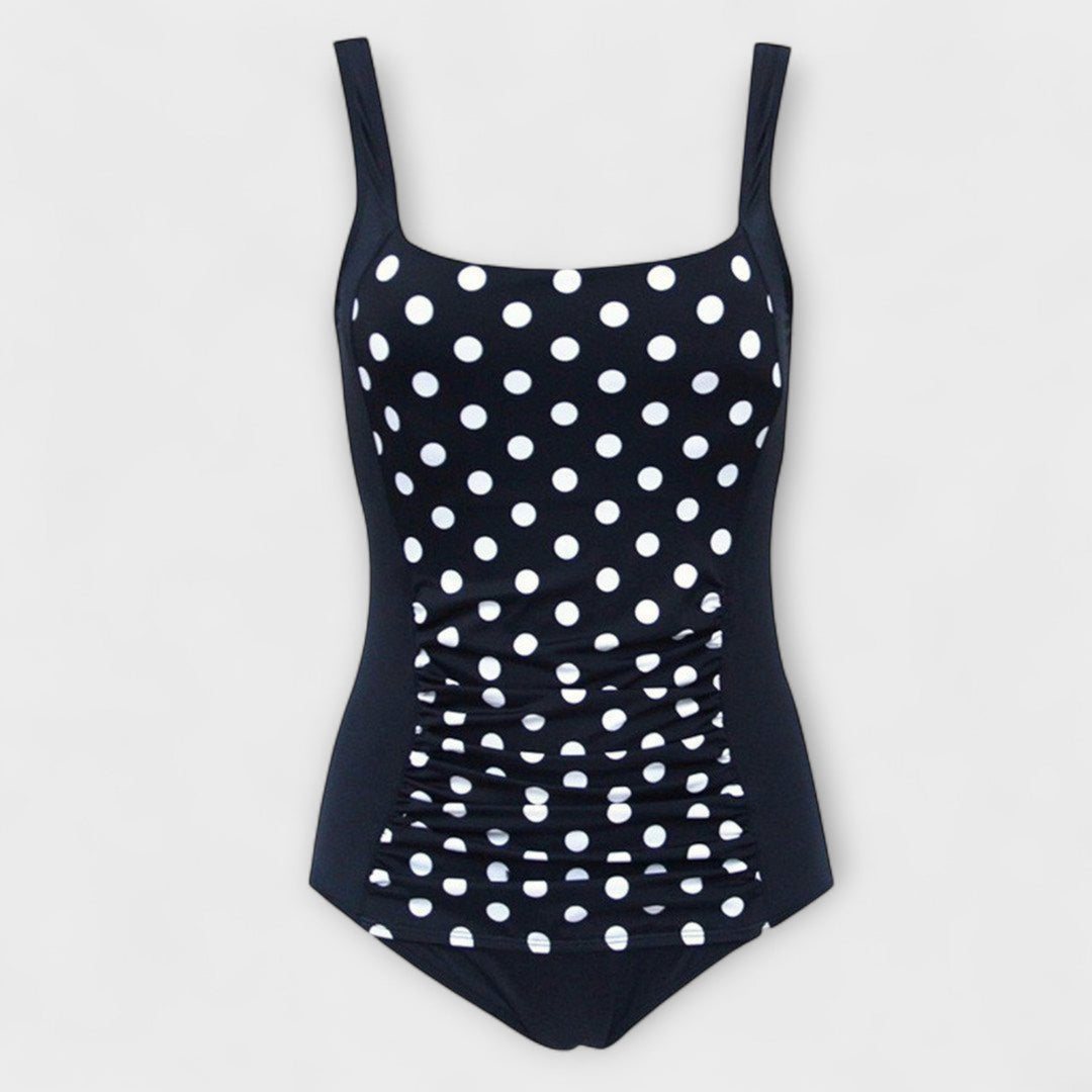 Brindova | Women's One-Piece Swimsuit Square Neck - Blue - Image 4