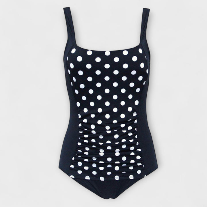 Brindova | Women's One-Piece Swimsuit Square Neck - Blue - Image 4