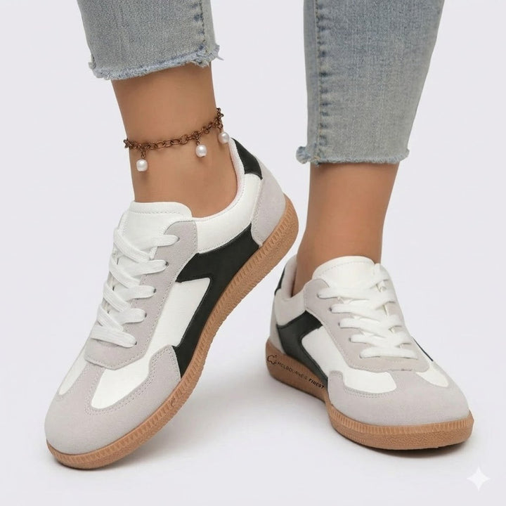 Brindova | Women's Orthopedic Sneakers Retro Court Trainers - Image 1