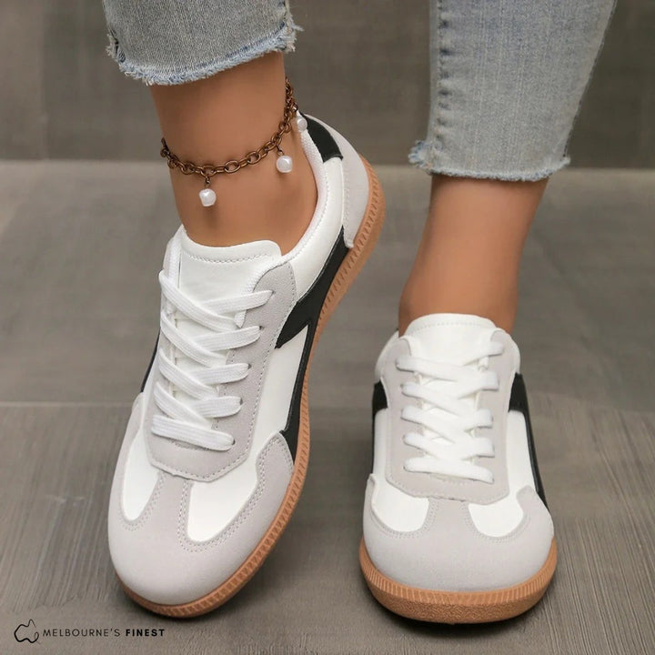 Brindova | Women's Orthopedic Sneakers Retro Court Trainers - Image 2