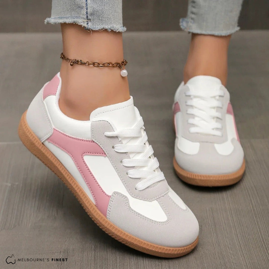 Brindova | Women's Orthopedic Sneakers Retro Court Trainers - Image 3
