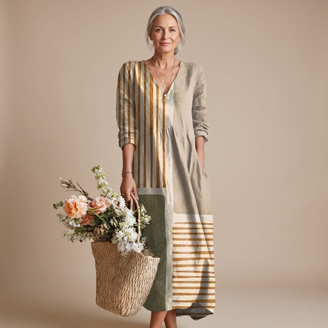 Brindova | Women's Summer Maxi Dress Long Sleeve - Image 1