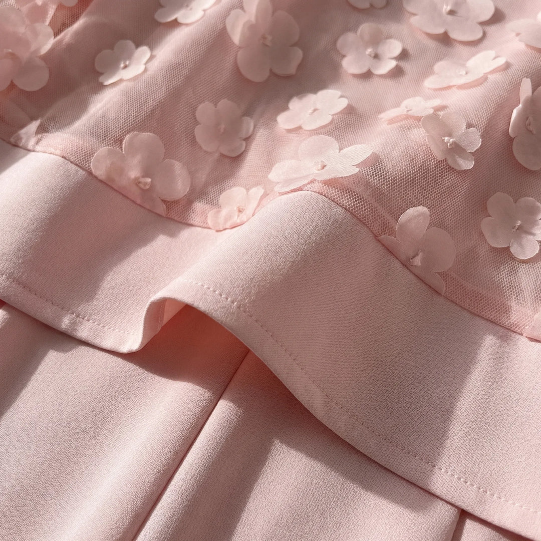 Brindwyn | Women's Plus Size Two Piece Pant Set - Light Pink - Image 3