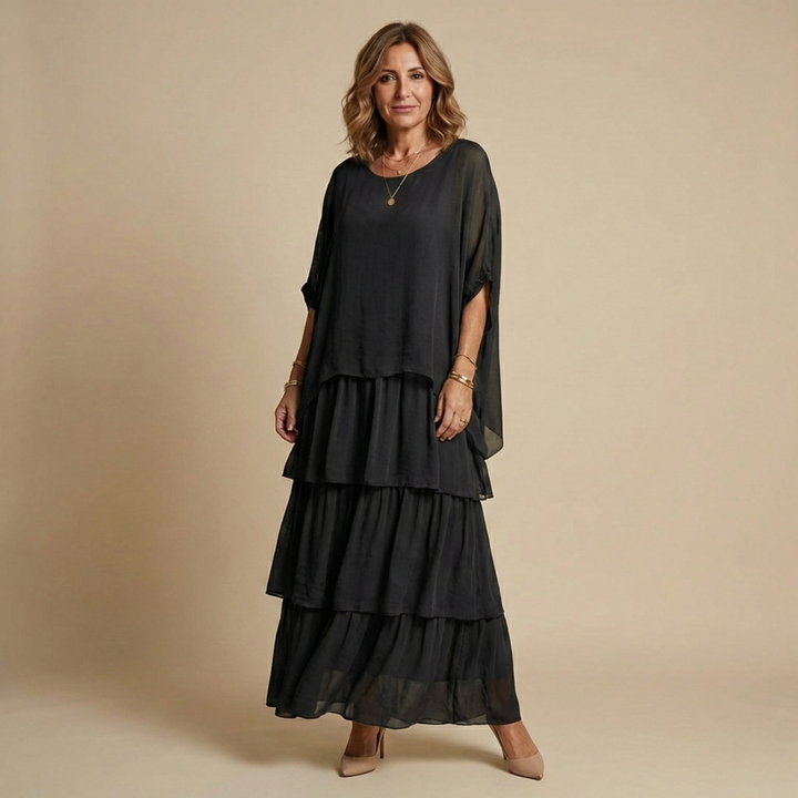 Brinelle | Women's Tiered Layered Maxi Sundress - Image 2