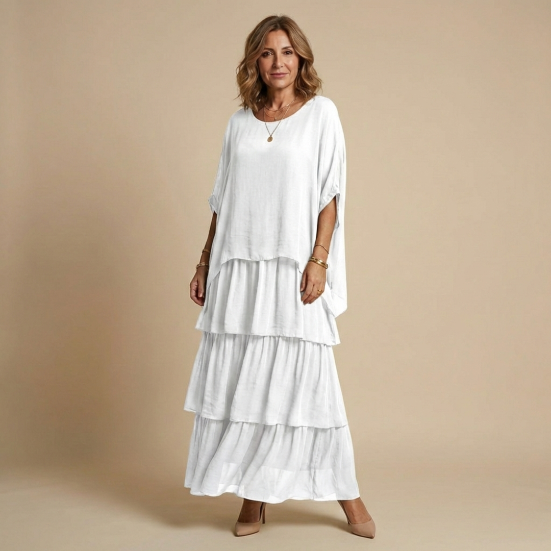 Brinelle | Women's Tiered Layered Maxi Sundress - Image 3