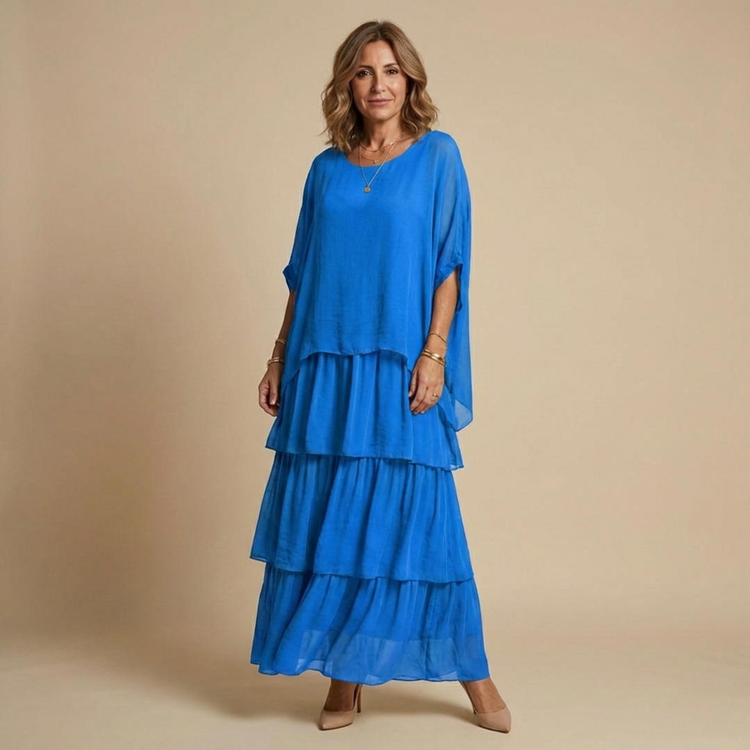 Brinelle | Women's Tiered Layered Maxi Sundress - Image 5