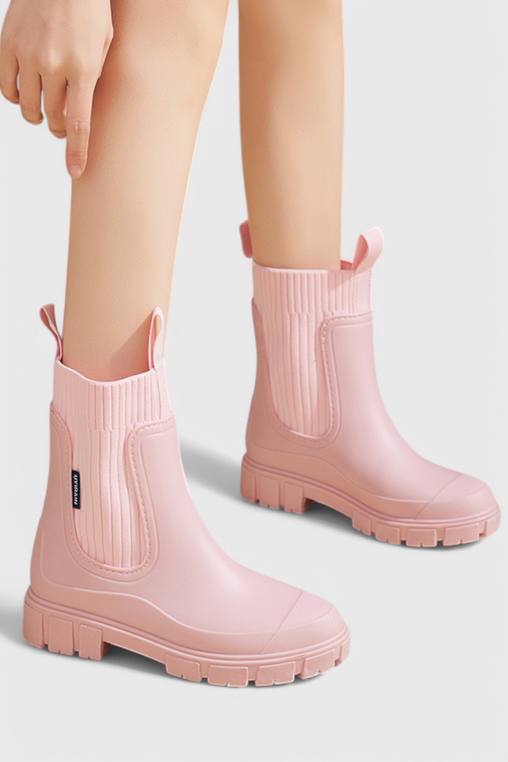 Bronwyn | Women's Waterproof Chelsea Boots - Beige - Image 12