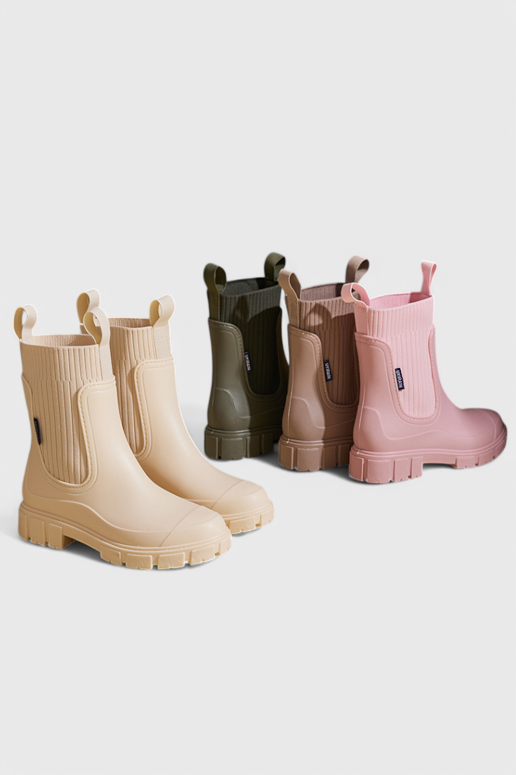 Bronwyn | Women's Waterproof Chelsea Boots - Beige - Image 14