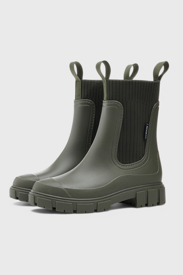 Bronwyn | Women's Waterproof Chelsea Boots - Beige - Image 3
