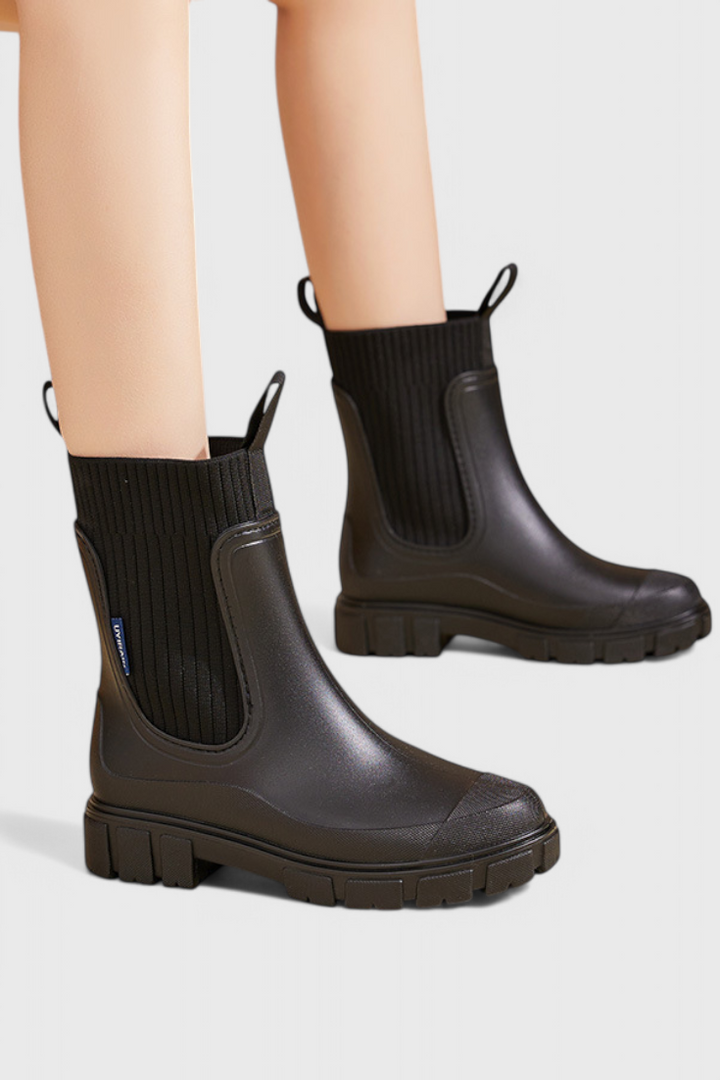 Bronwyn | Women's Waterproof Chelsea Boots - Beige - Image 9