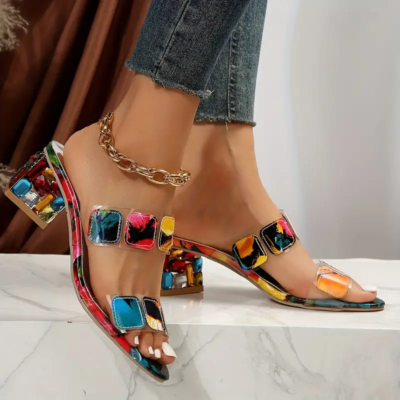 Flora | Vibrant Double-Strap Sandals