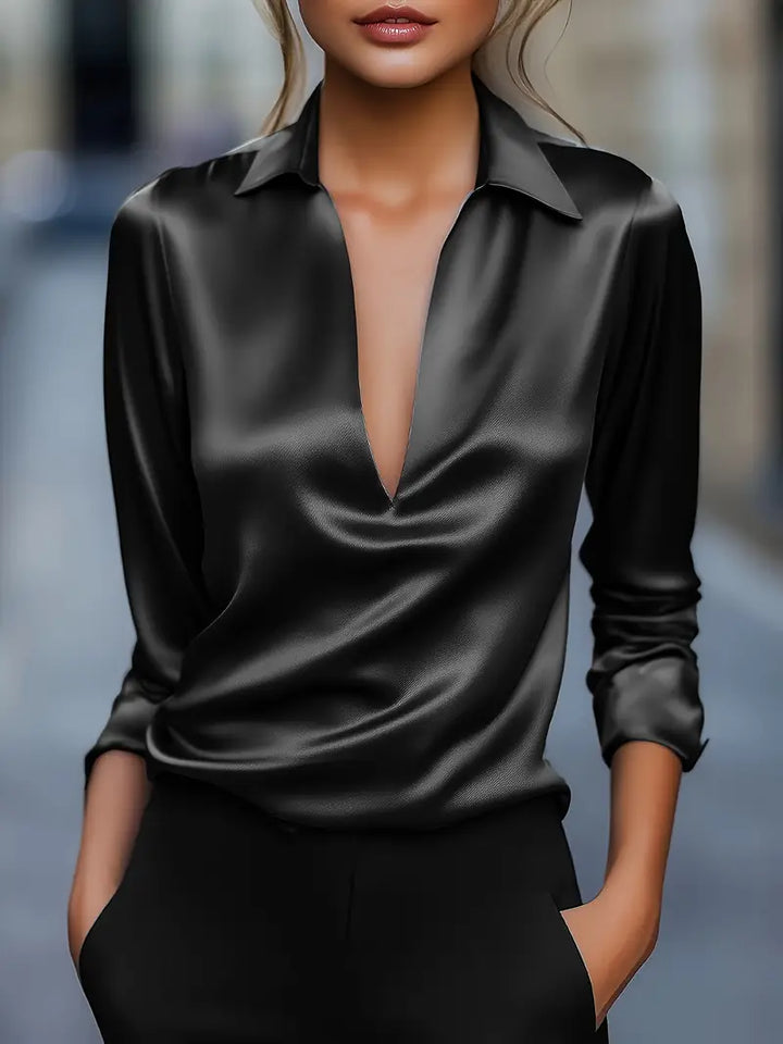 Eva™ | Premium V-Neck Blouse