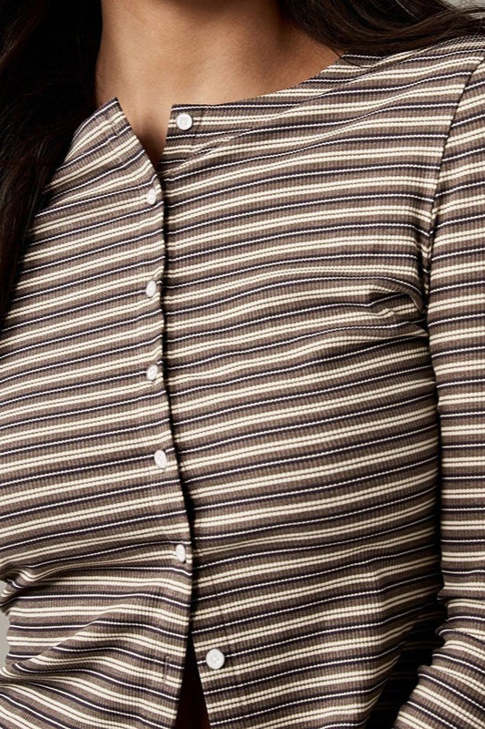 Calmara | Women's Festival Two Piece Set Co-ord - Striped - Image 14