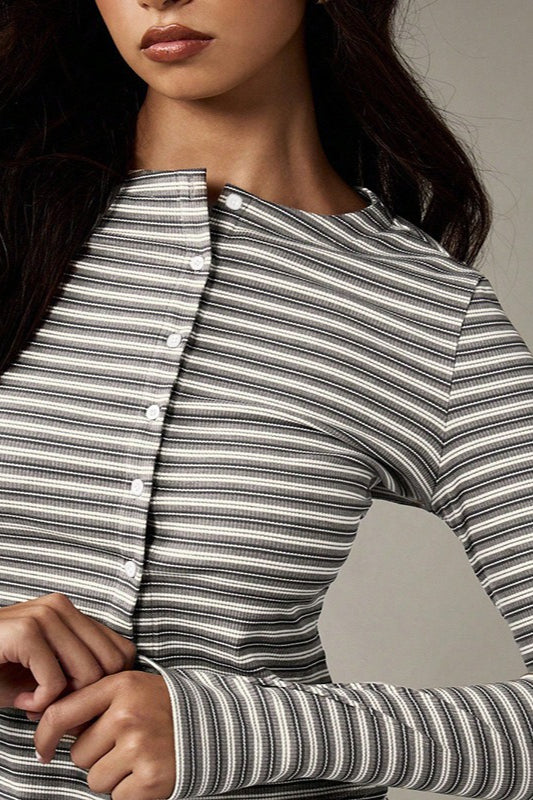 Calmara | Women's Festival Two Piece Set Co-ord - Striped - Image 18