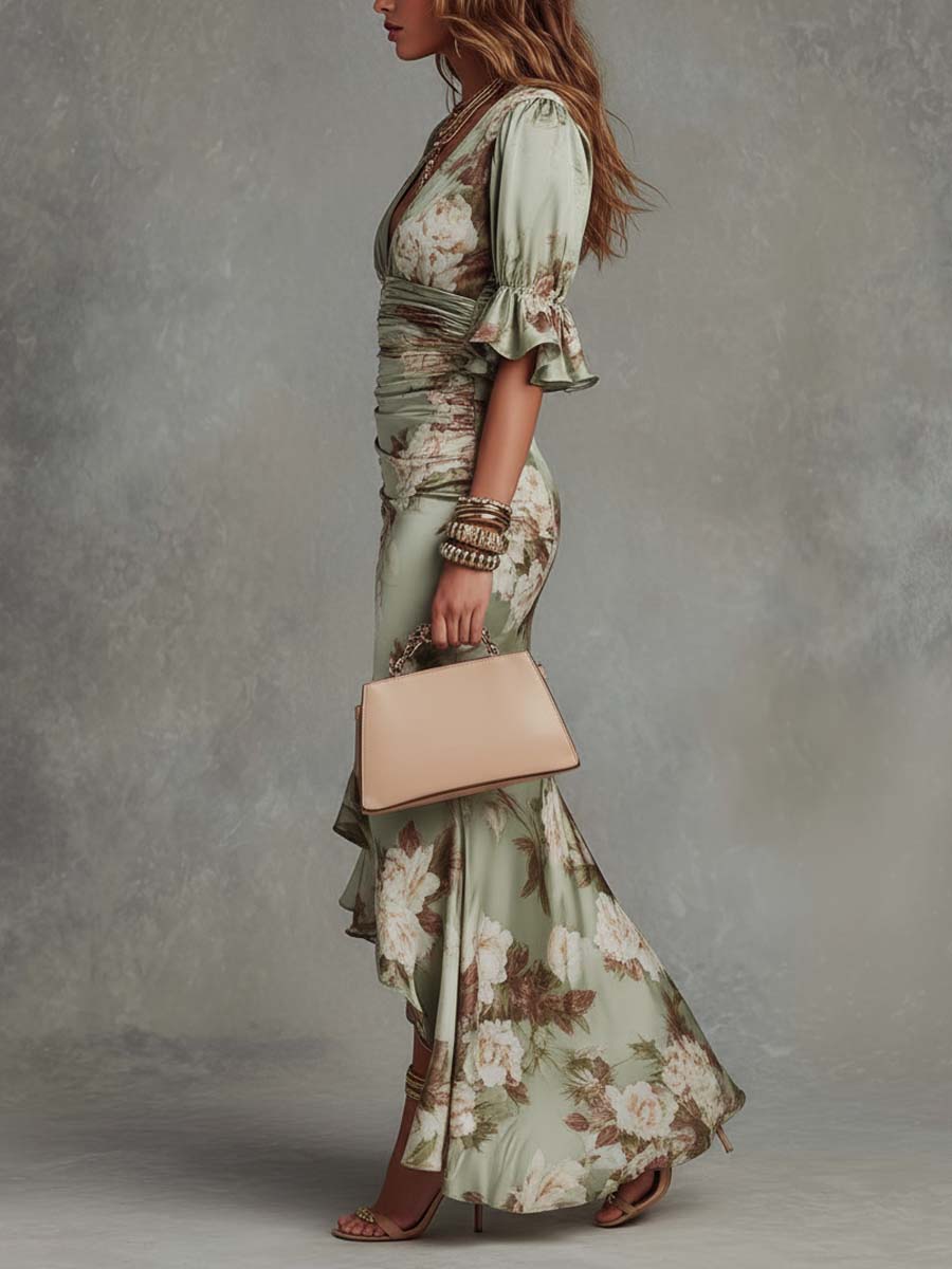 Calvaine | Women's Print Maxi Dress - Image 5