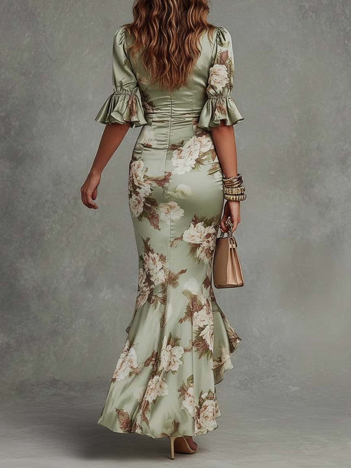 Calvaine | Women's Print Maxi Dress - Image 6