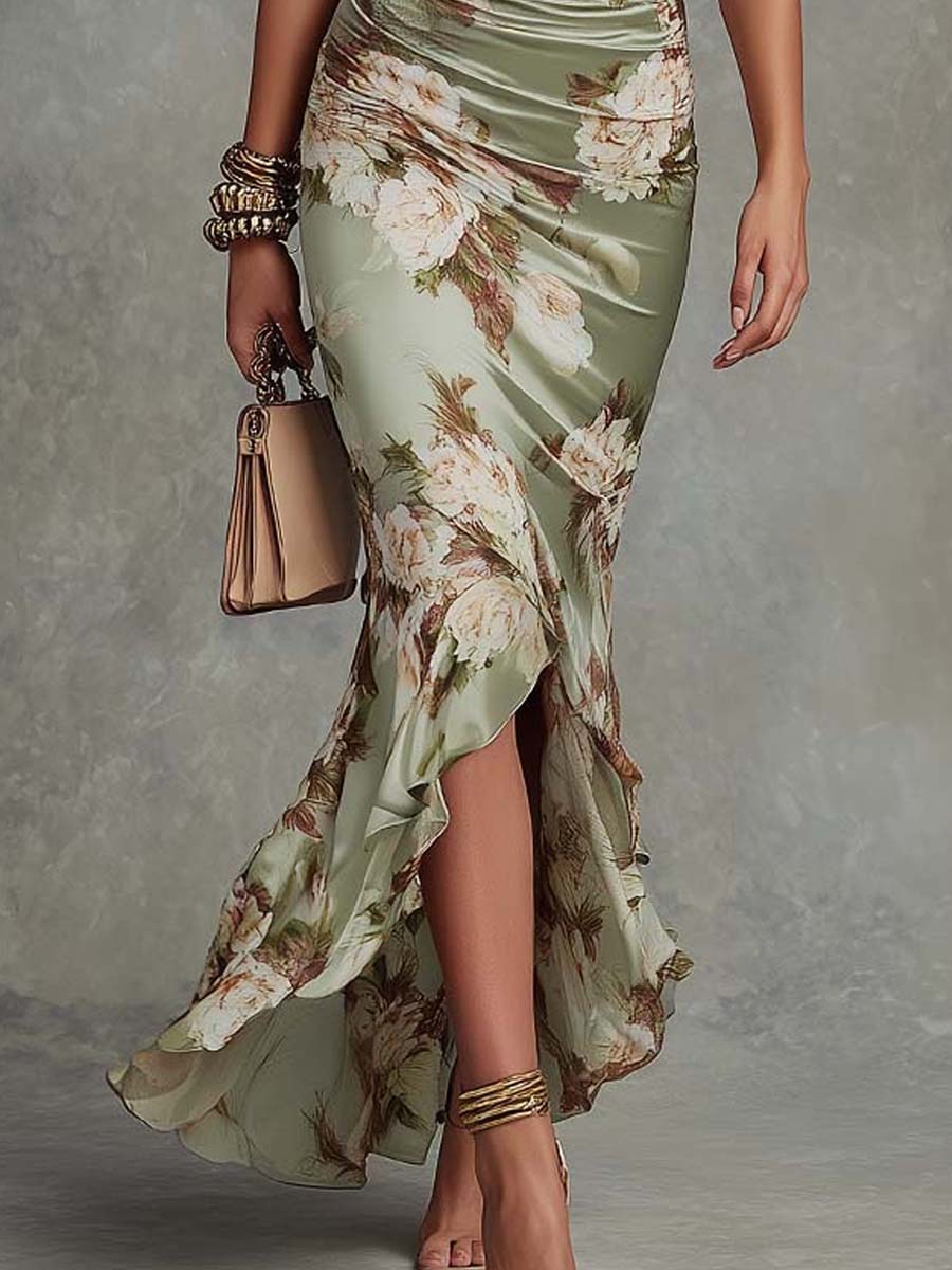 Calvaine | Women's Print Maxi Dress - Image 8