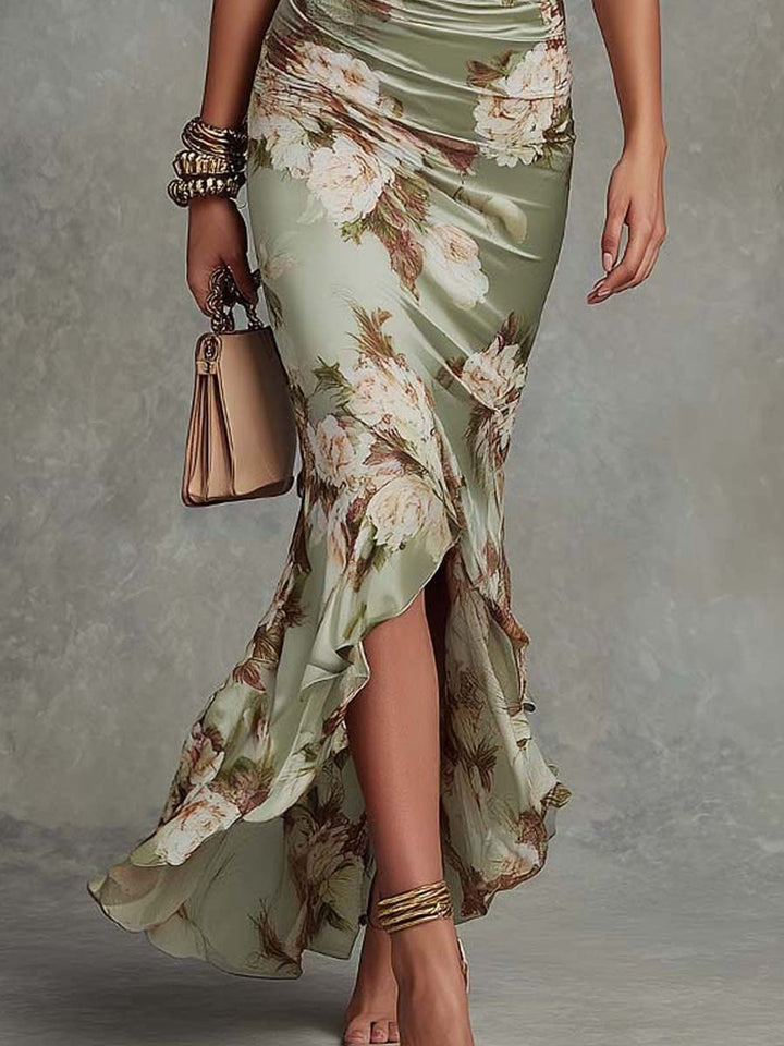 Calvaine | Women's Print Maxi Dress - Image 8