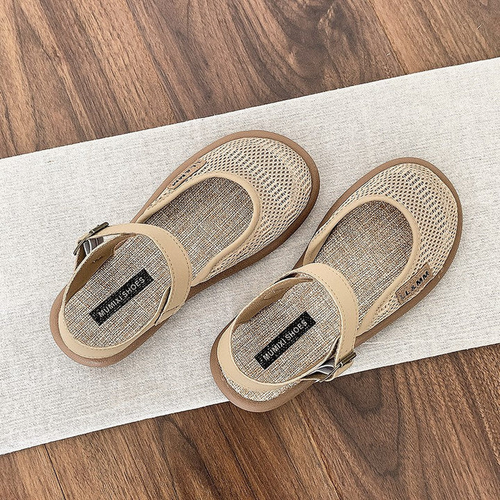Calveth | Women's Closed-Toe Flat Sandals - White - Image 3