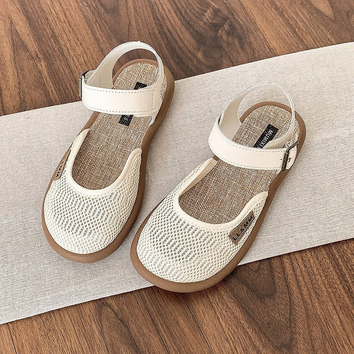 Calveth | Women's Closed-Toe Flat Sandals - White - Image 4