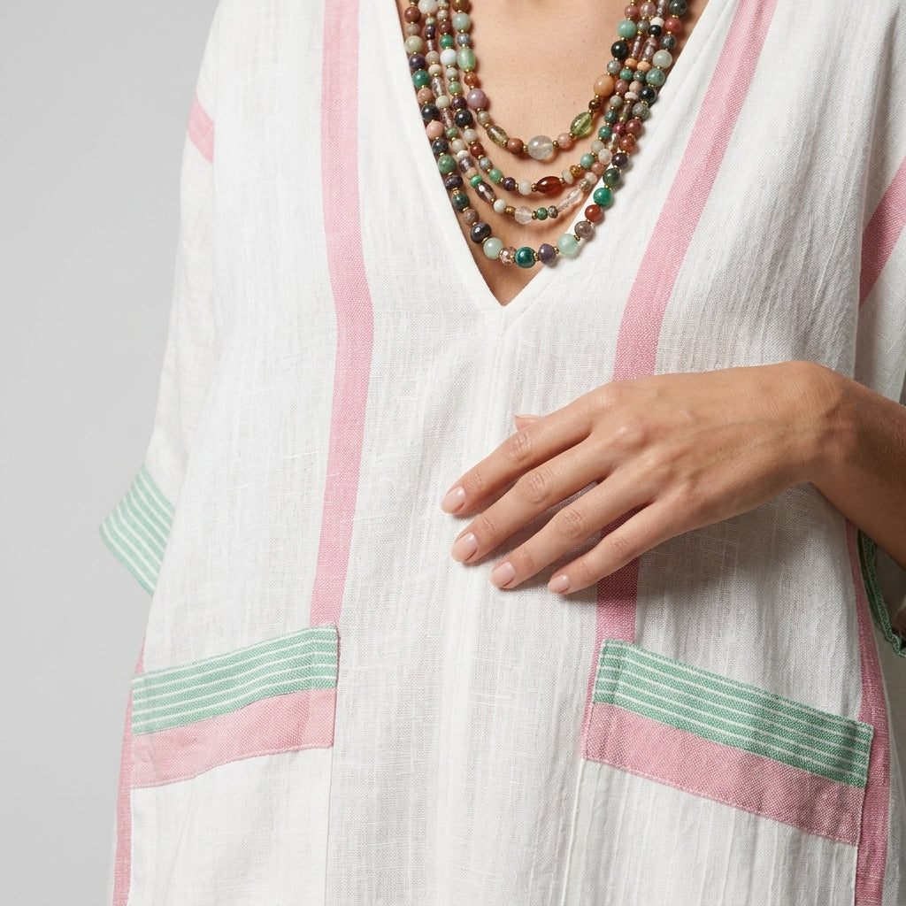 Calveth | Women's Linen Maxi Dress - Image 9