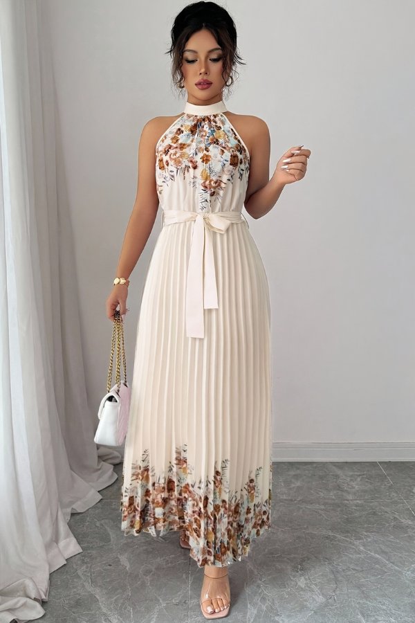 Calveth | Women's Summer Midi Dress - Pink - Image 10