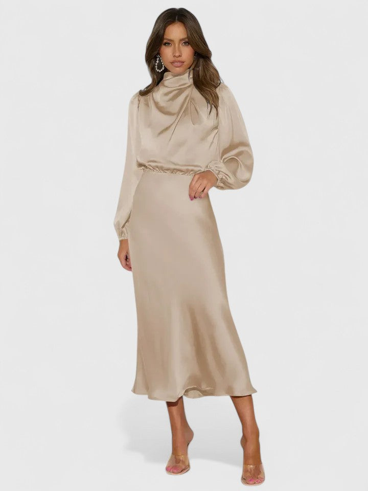 Calveth | Women's Wedding Guest Midi Dress - Image 1