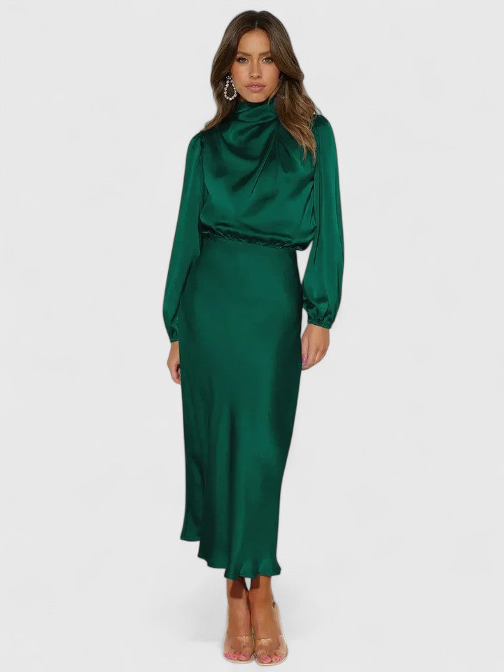 Calveth | Women's Wedding Guest Midi Dress - Image 5