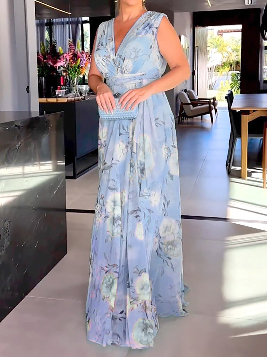 Calvisse | Women's Maxi Dress Sleeveless - Image 2
