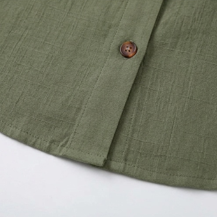 Carinda | Women's Sleeveless Collared Button-Up Blouse - Sage - Image 9