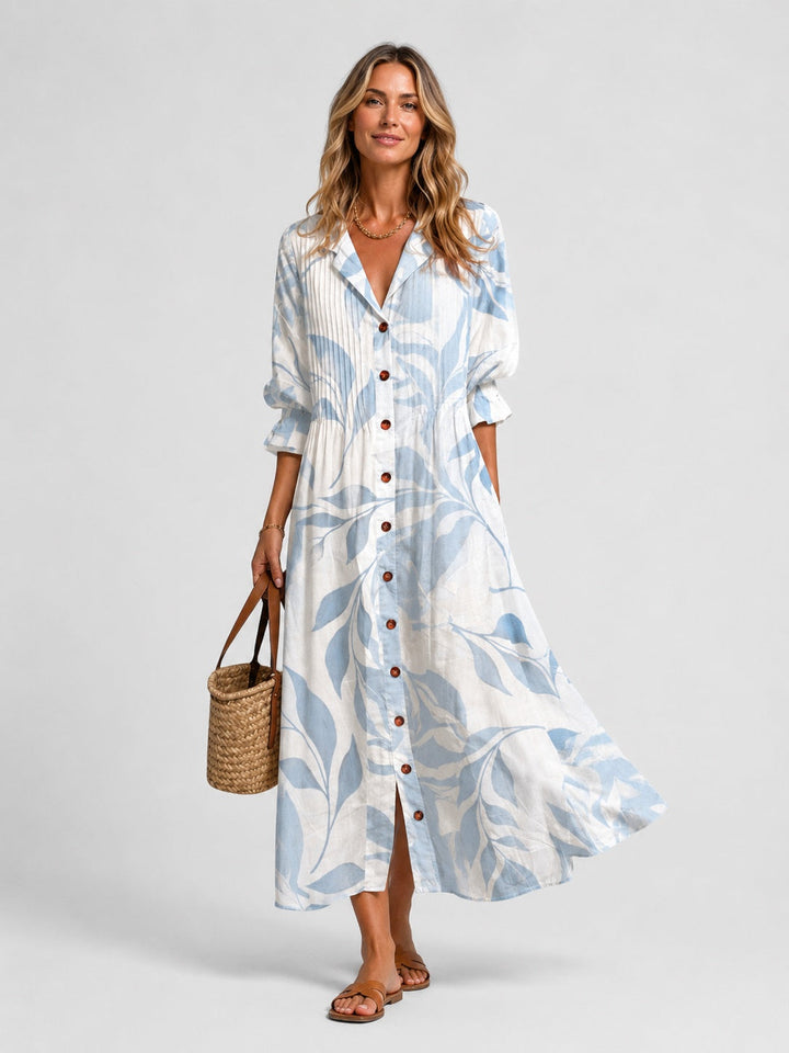 Cavrielle | Women's Print Midi Dress - Image 5