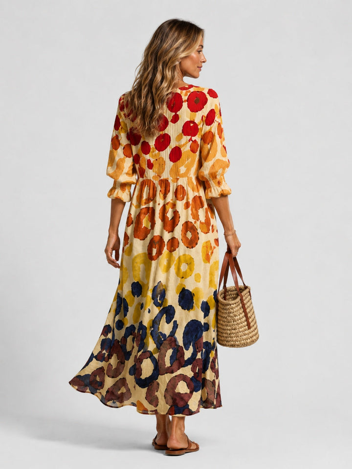 Cavrielle | Women's Print Midi Dress - Image 7