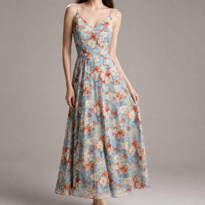 Celvara | Women's Wedding Guest Dress Floral Maxi - Image 1