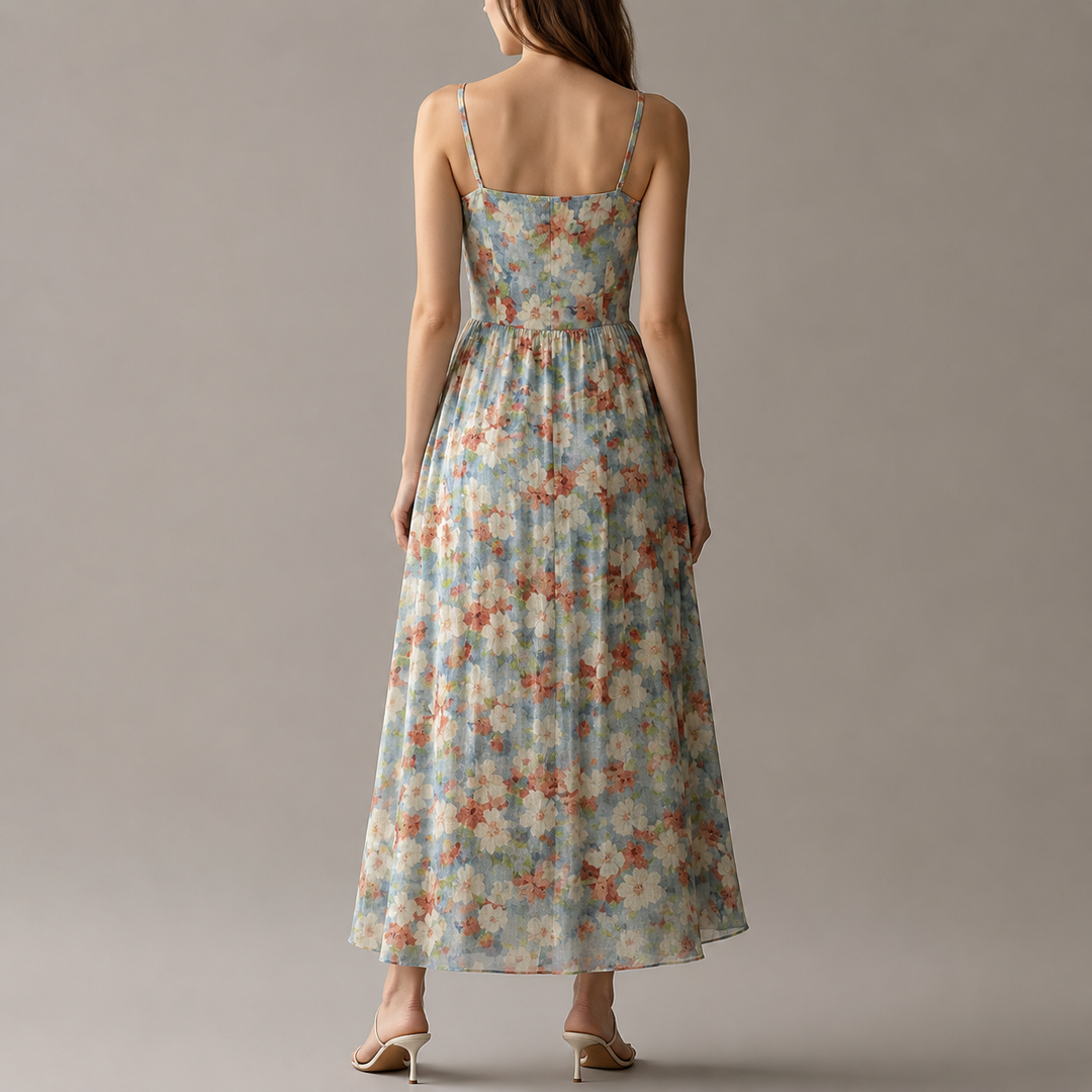 Celvara | Women's Wedding Guest Dress Floral Maxi - Image 2