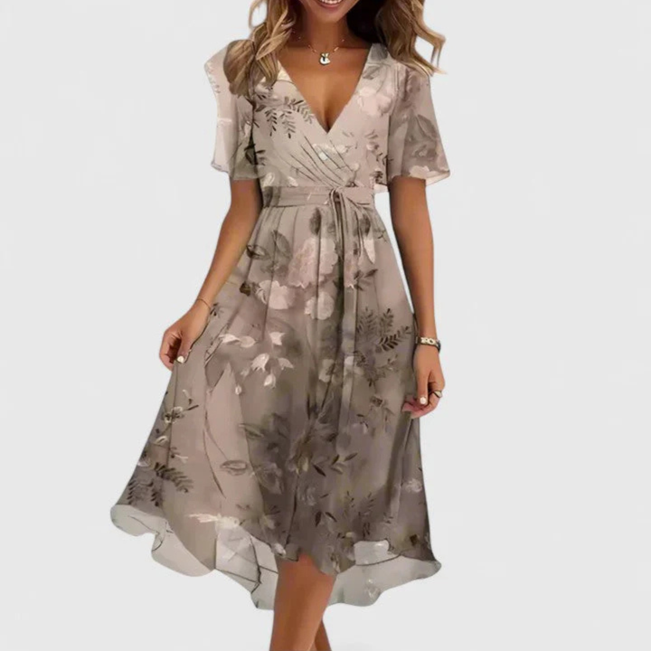 Vorrelle | Women's Summer Midi Dress - Image 6