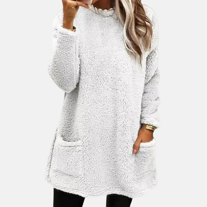 Cordova | Women's Long Sleeve Sweater Dress - Black - Image 6