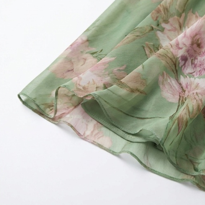 Corenne | Women's Floral Halter Maxi Dress - Floral - Image 10