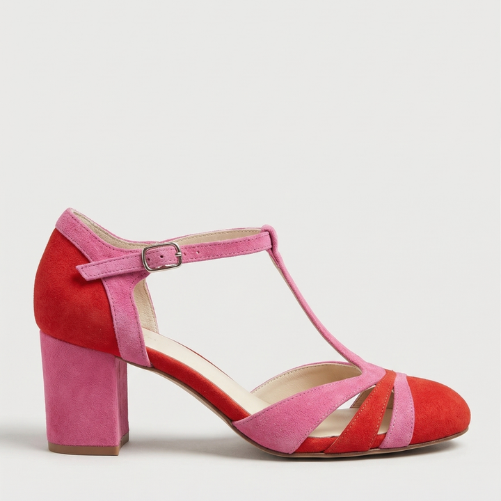 Corindel | Women's Block Heel T-Bar Shoes - Image 12