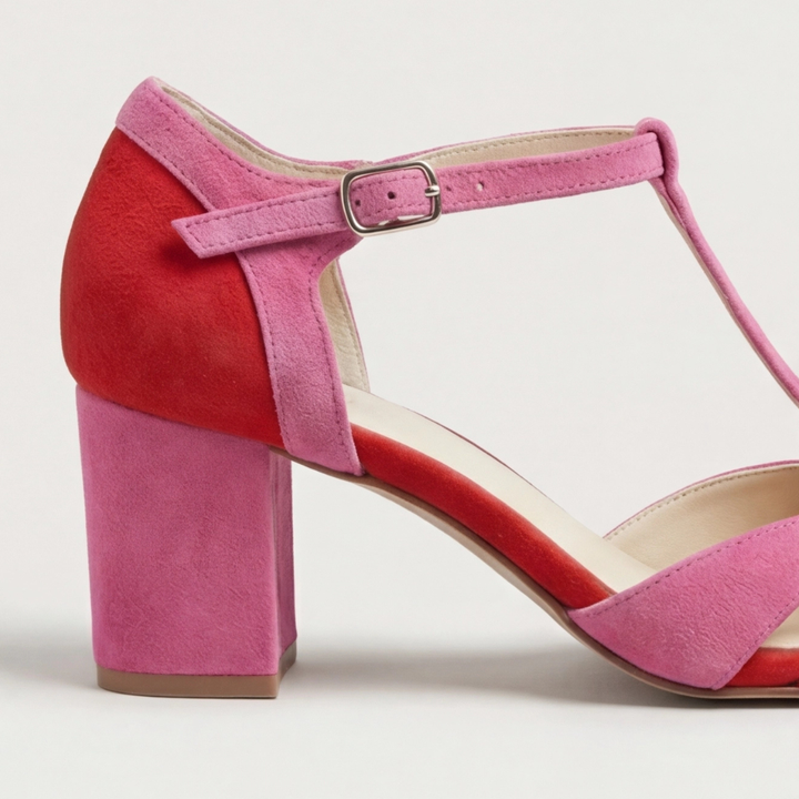 Corindel | Women's Block Heel T-Bar Shoes - Image 7