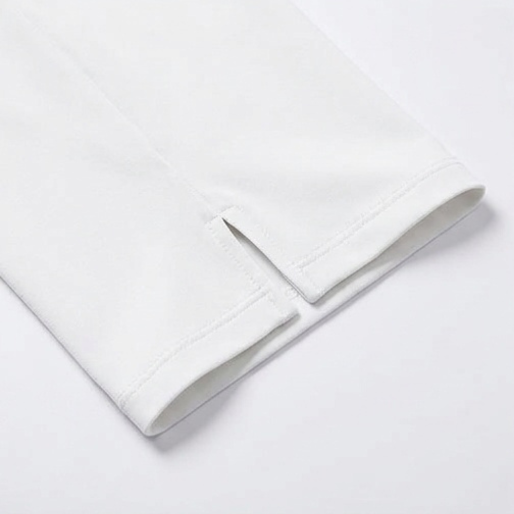 Darvell | Women's High-Waist Stretch Capri Pants - White - Image 14