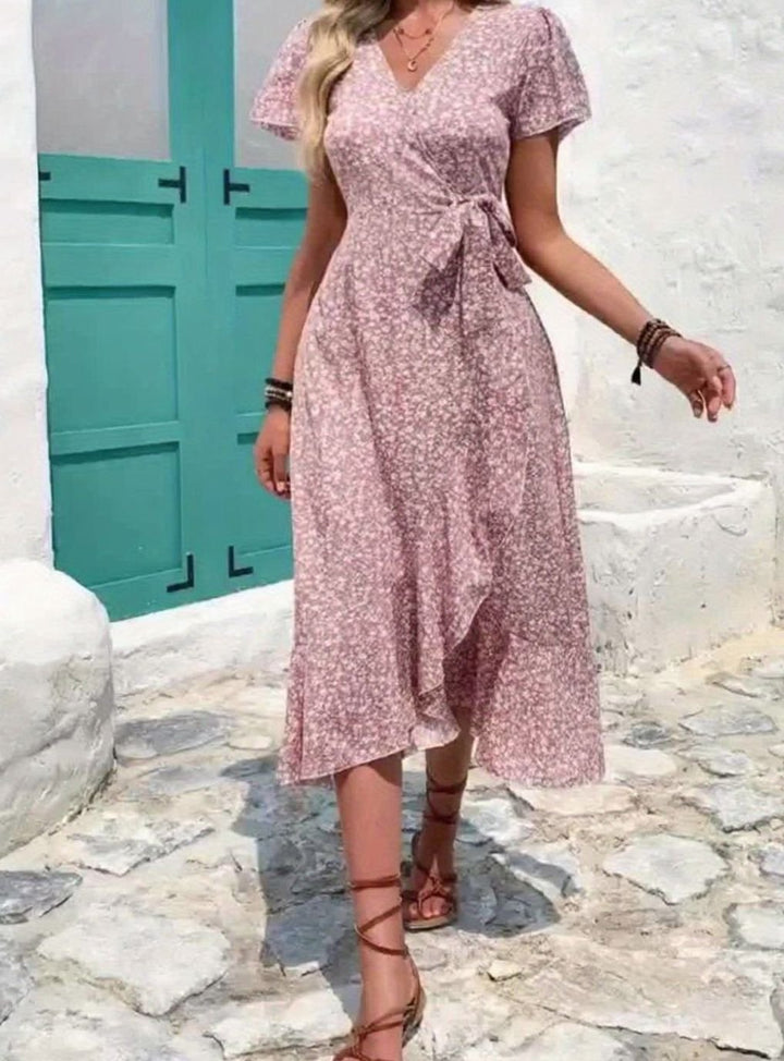 Darvella | Women's Wrap Maxi Wedding Guest Dress - Image 11