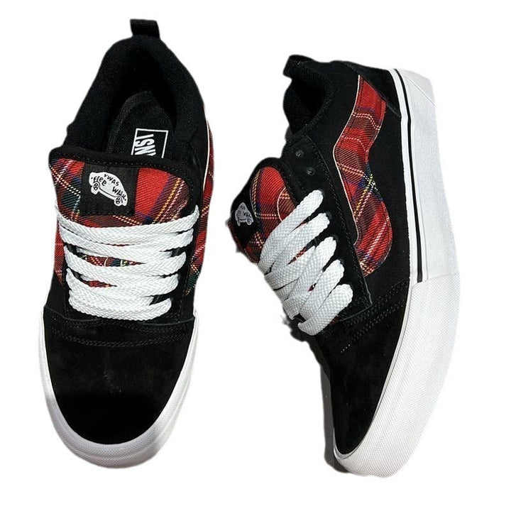 Darveth | Women's Plaid Canvas Sneakers - Image 5