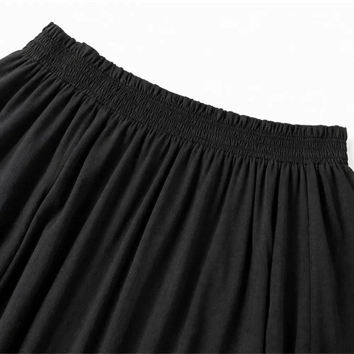 Darvina | Women's Wide Leg Pants & Off-Shoulder Top Set - Black - Image 8