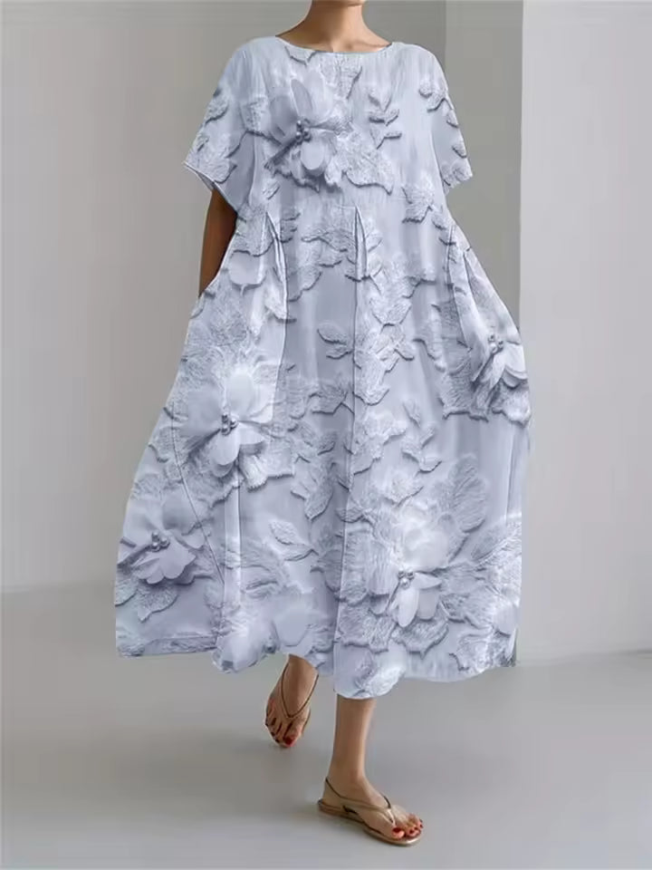 Dawnelle | Women's Linen Summer Dress Maxi - Image 10