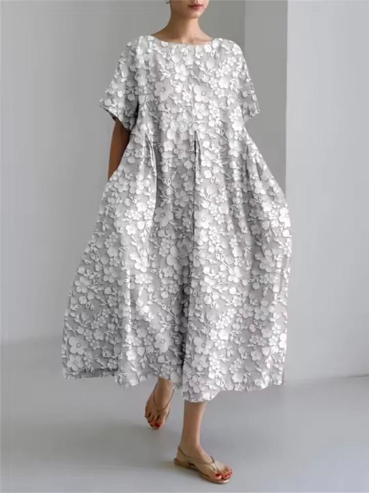 Dawnelle | Women's Linen Summer Dress Maxi - Image 14