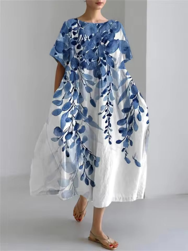 Dawnelle | Women's Linen Summer Dress Maxi - Image 8
