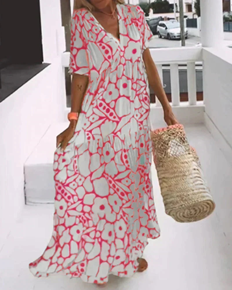 Dawnfield | Women's Floral Print Maxi Dress - Image 3