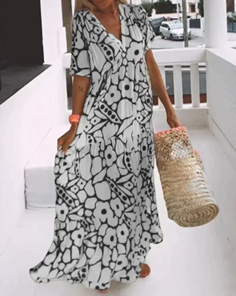 Dawnfield | Women's Floral Print Maxi Dress - Image 4