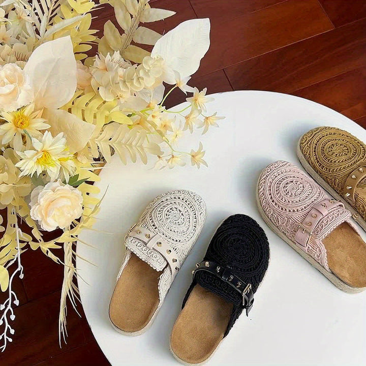 Solene™ | Boho Crochet Mules